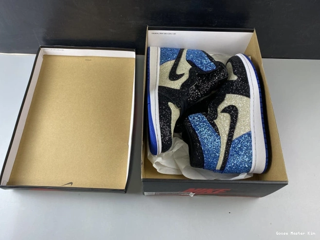 JORDAN 1 CK5566-400 DESIGN GLITTER X FRAGMENT AIR 0726